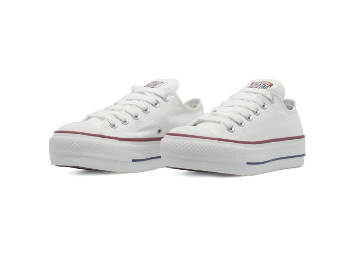converse all star plataforma branco