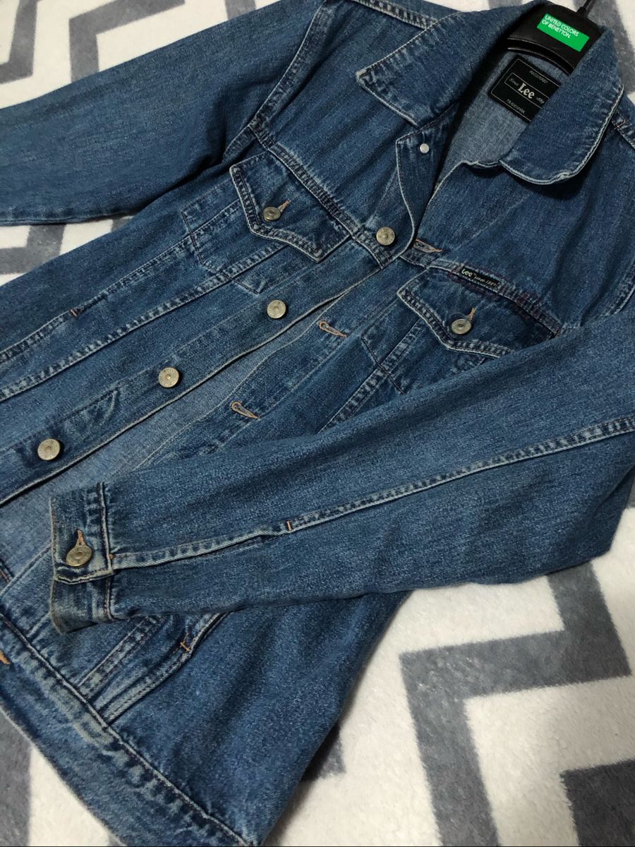 jaqueta jeans lee feminina