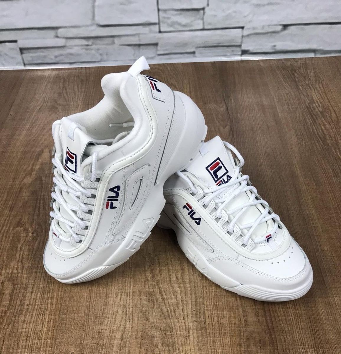 tenis fila branco unissex