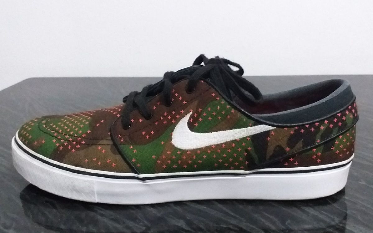 tênis nike sb zoom stefan janoski og camuflado