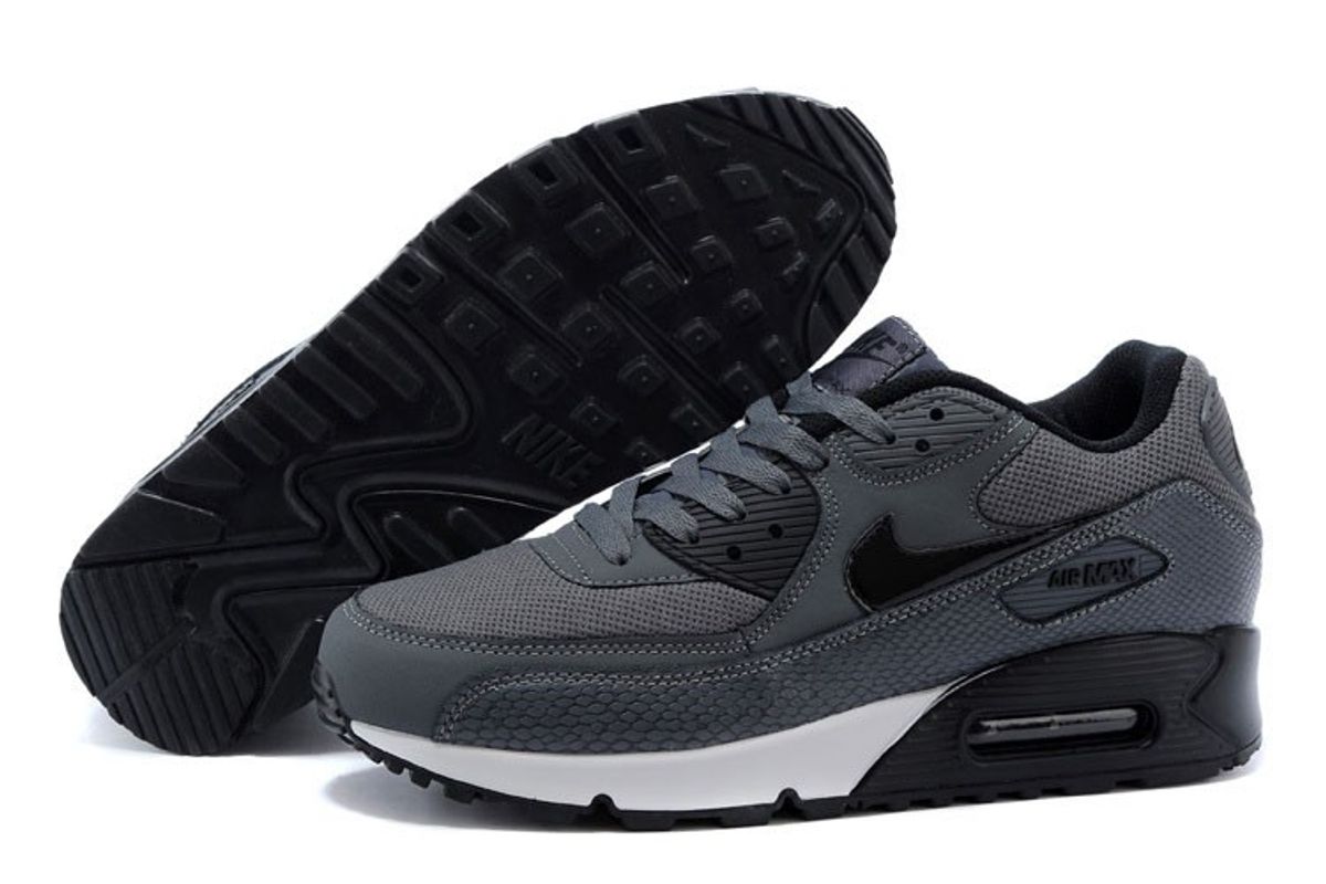 air max 90 branco com cinza