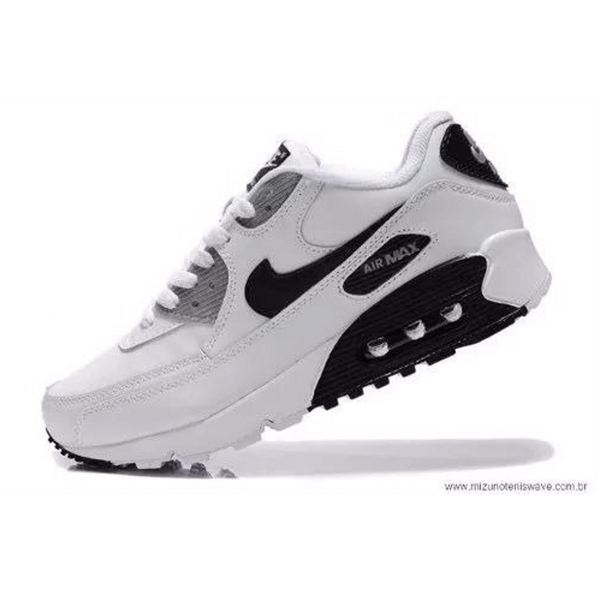 nike 90 preto e branco