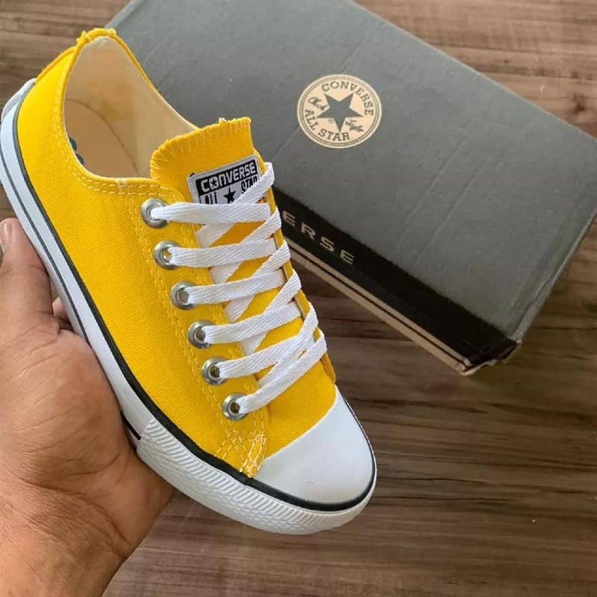 converse all star amarelo