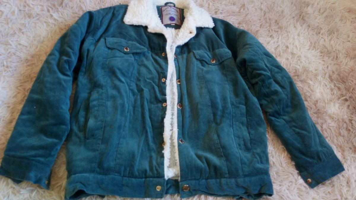 jaqueta masculina forrada com lã