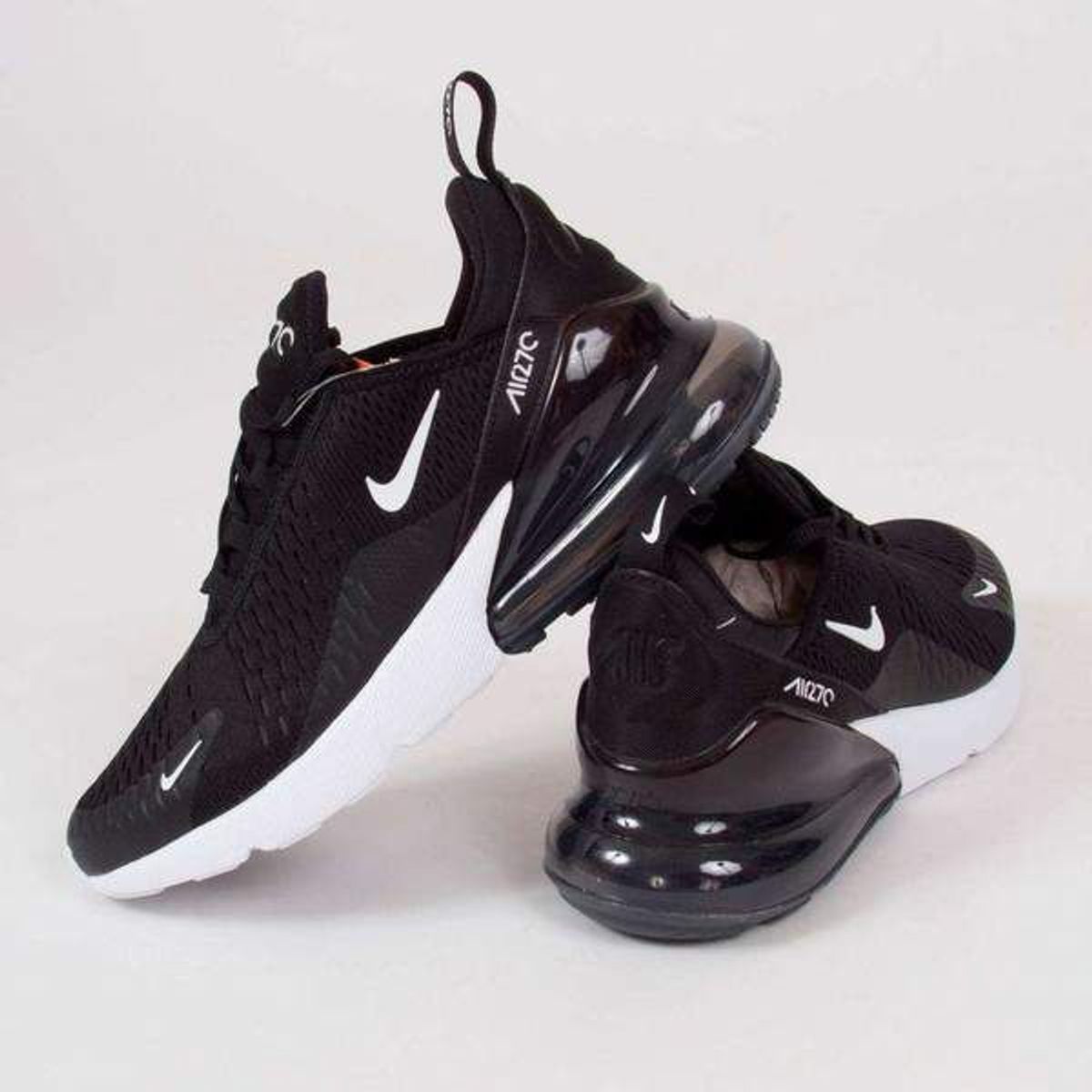 nike 270 preto e branco