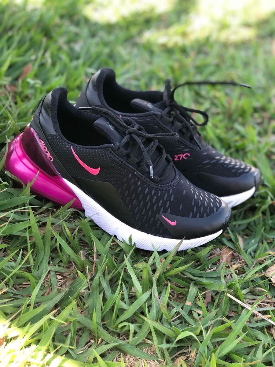 air max preto com rosa