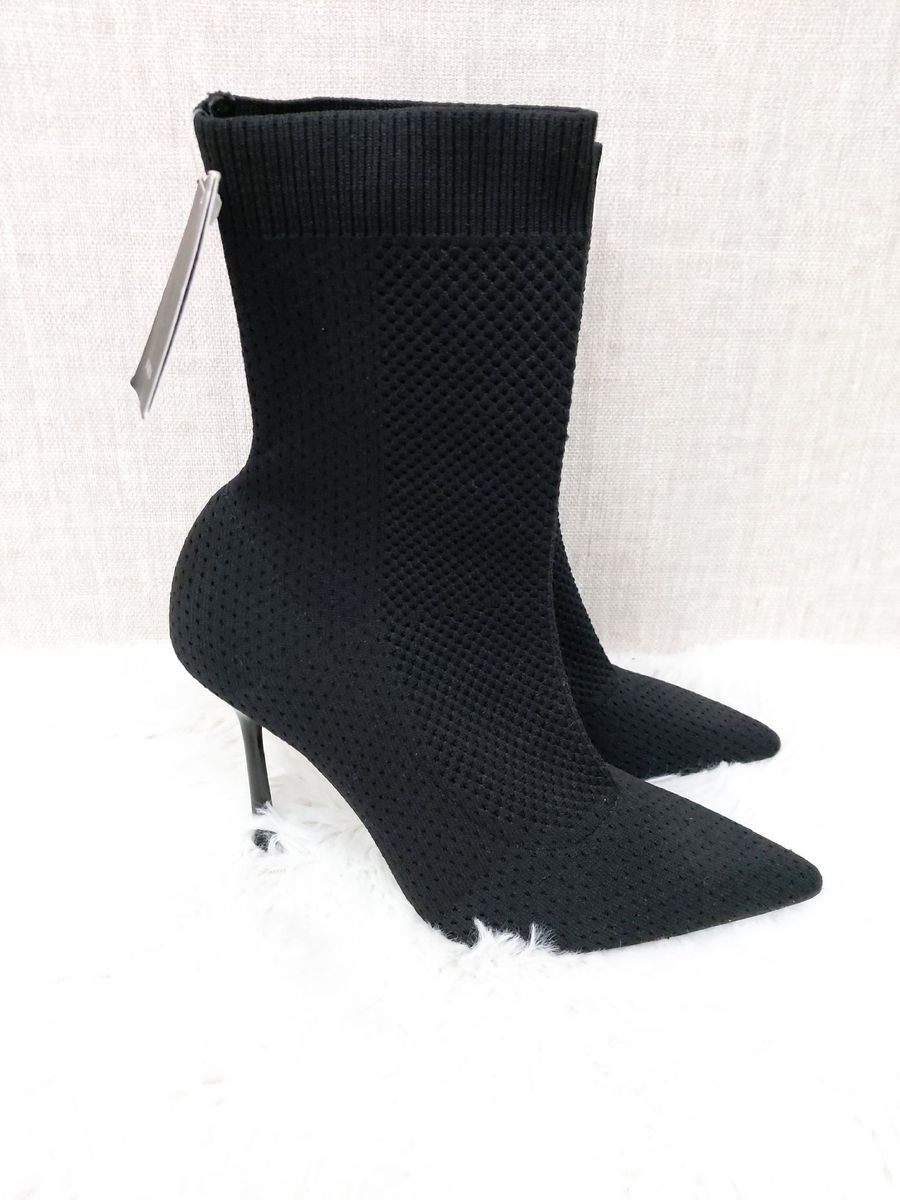 bota de tecido feminina