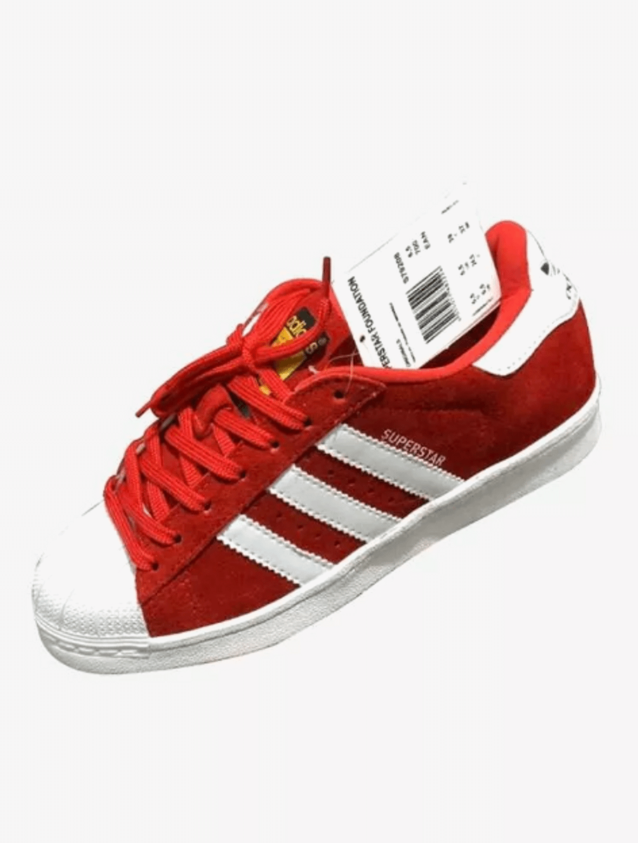 adidas vermelho camurça