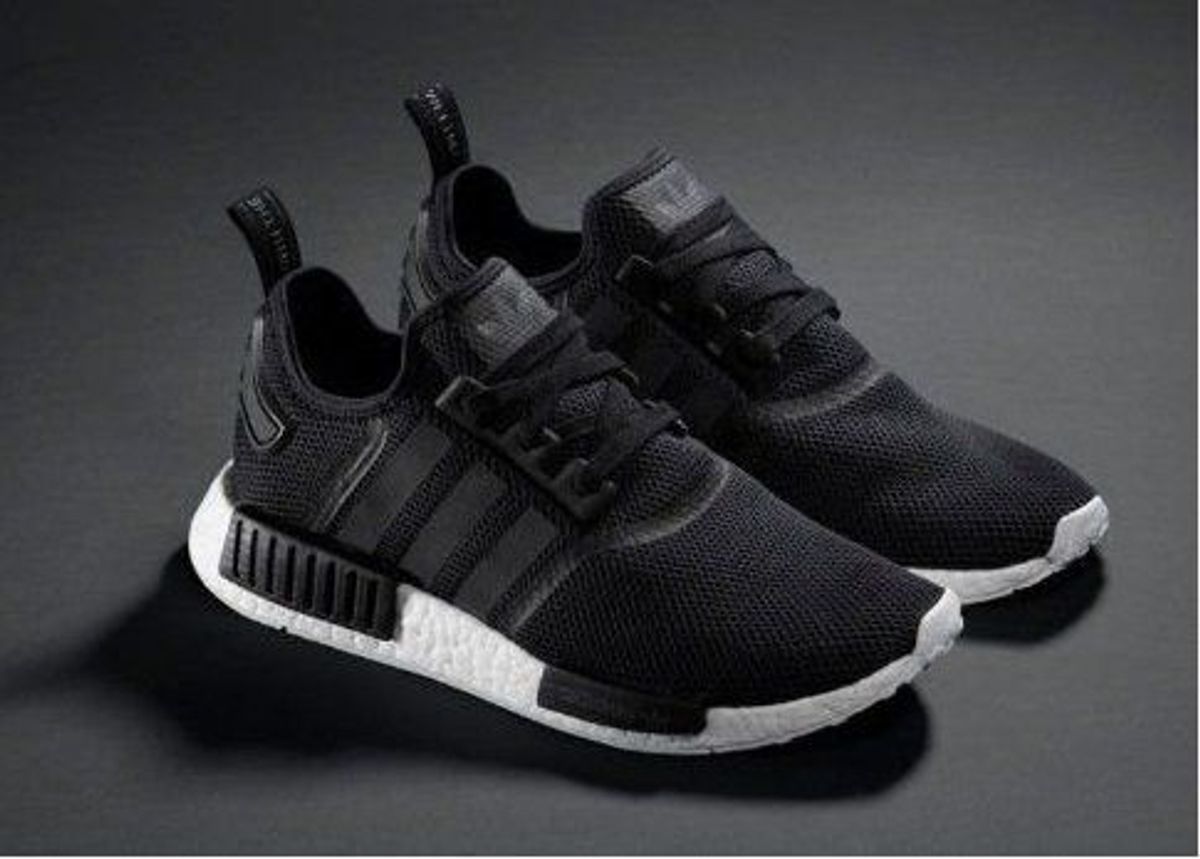 adidas nmd preto e azul