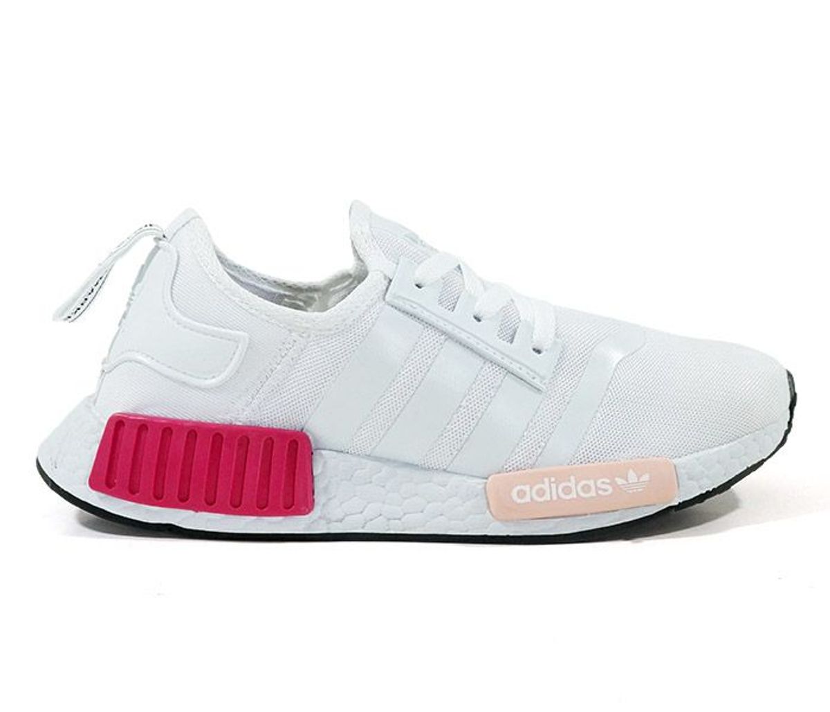 adidas nmd rosa e branco