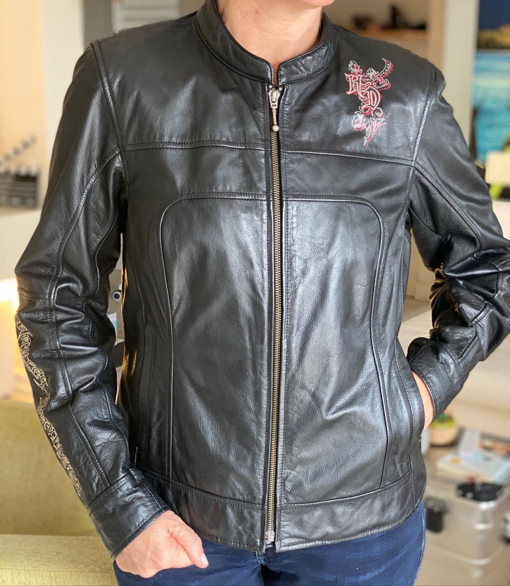 jaqueta harley davidson feminina