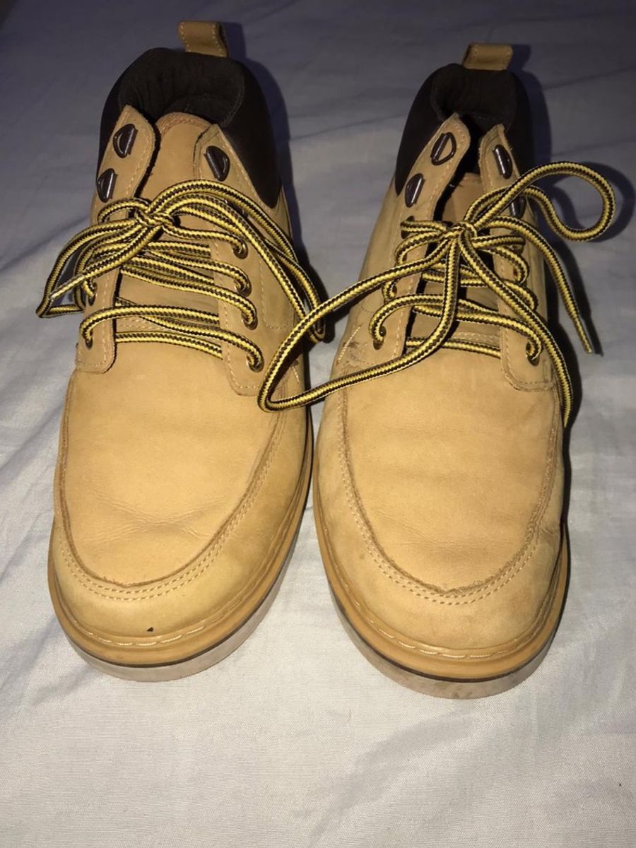 tenis hocks amarelo queimado