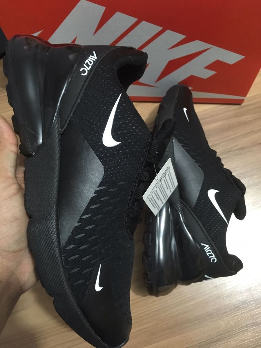 tênis nike air max 270 masculino preto 42