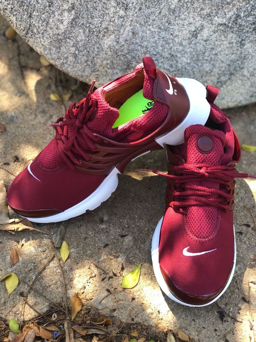 nike presto feminino vinho