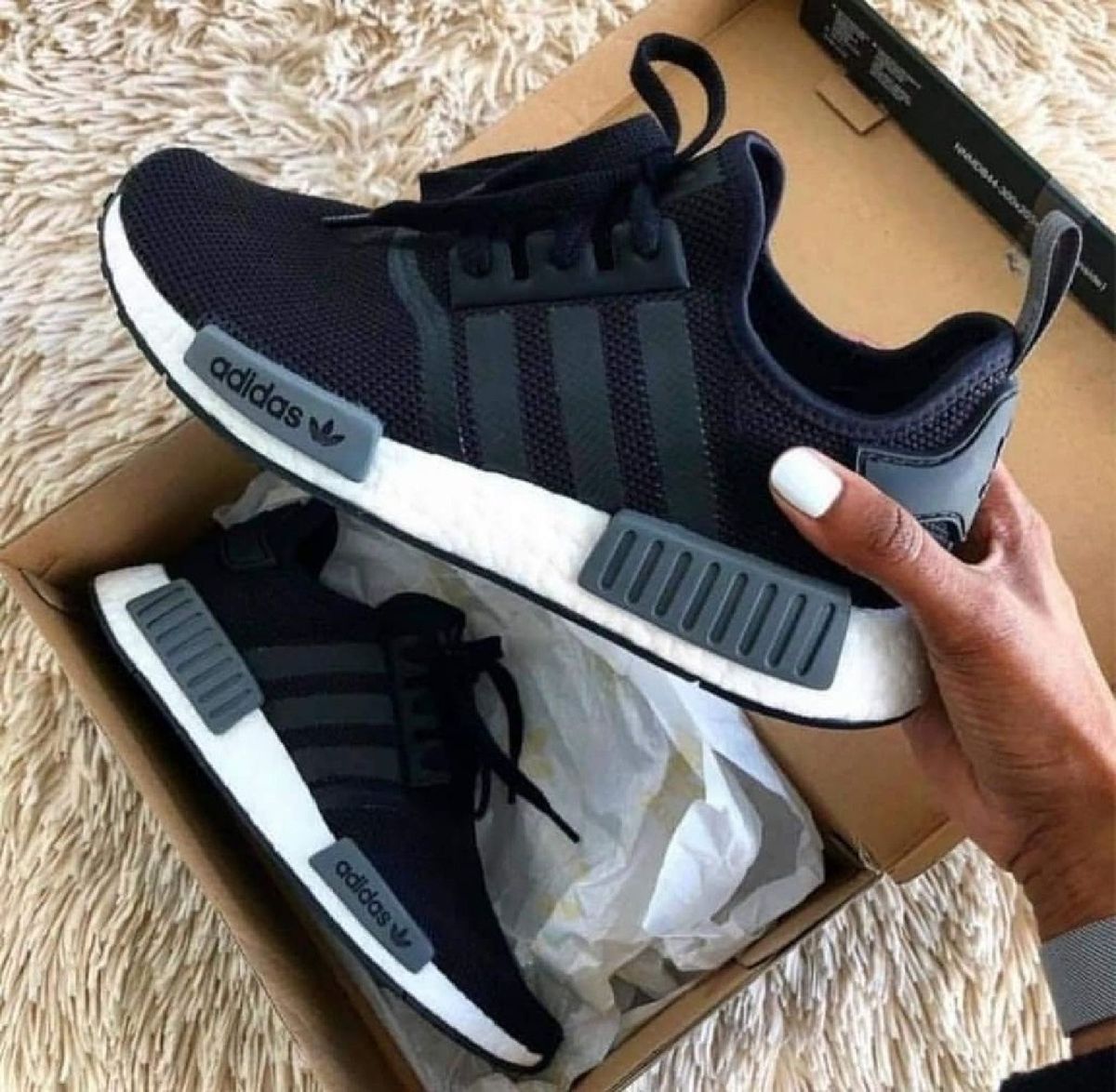 tênis adidas nmd preto unissex