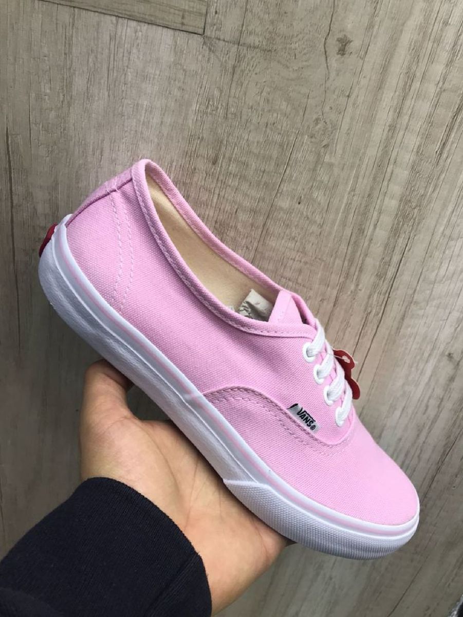 vans authentic rosa claro