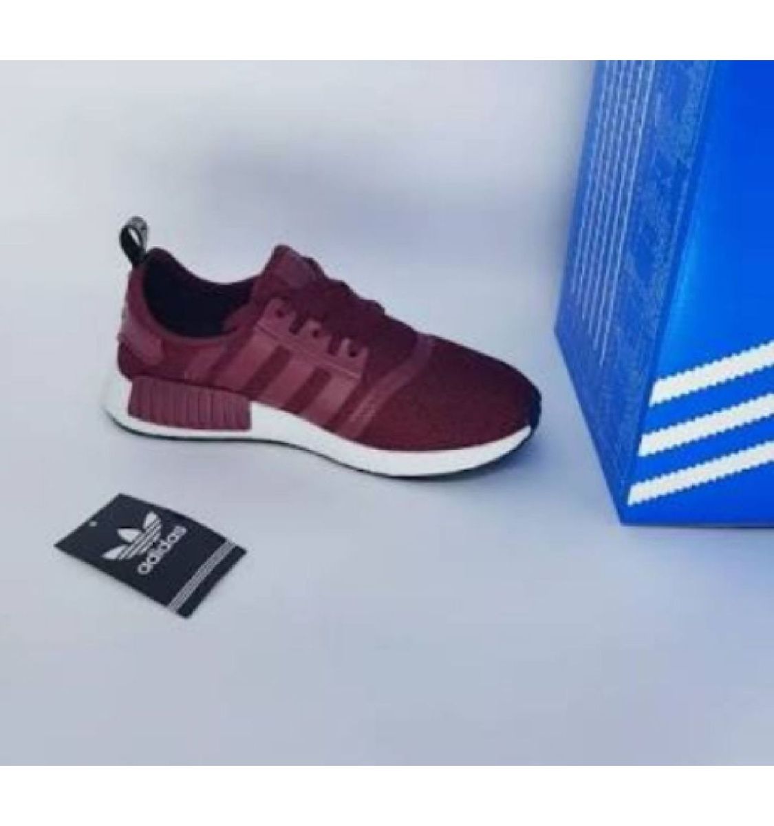 tenis nmd bordo