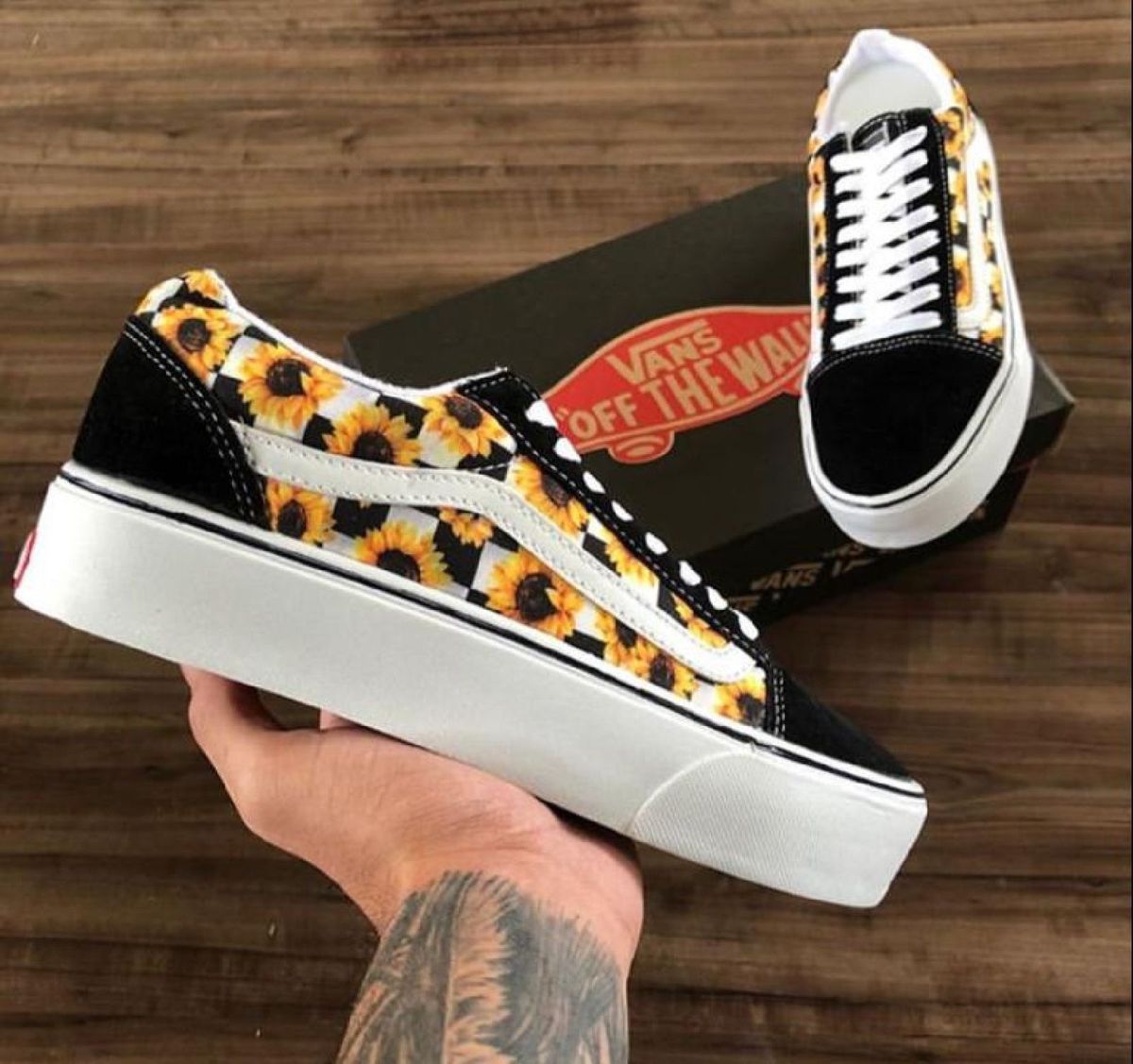 tênis plataforma vans