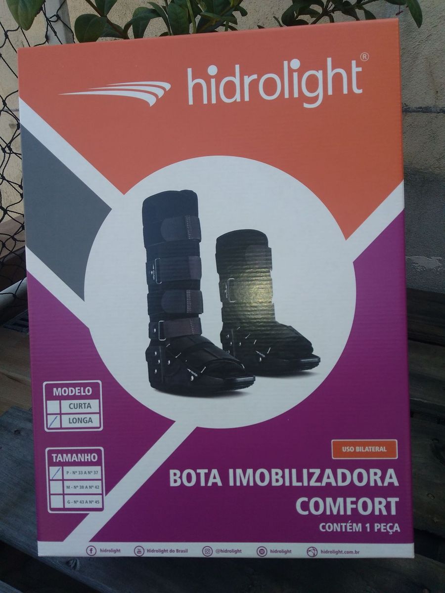 bota imobilizadora comfort