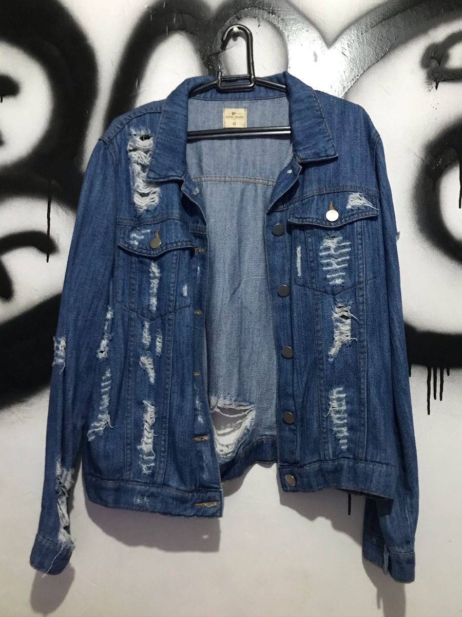 enjoei jaqueta jeans