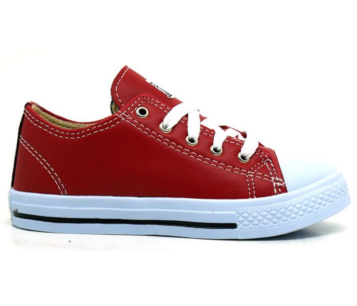 all star converse couro vermelho