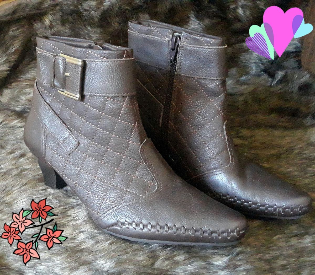 bota cano curto ramarim total comfort