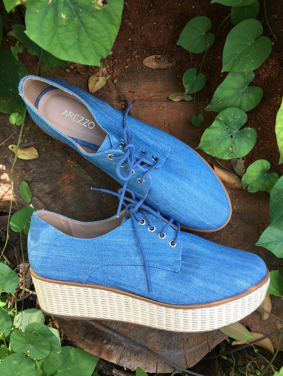 sapato jeans arezzo