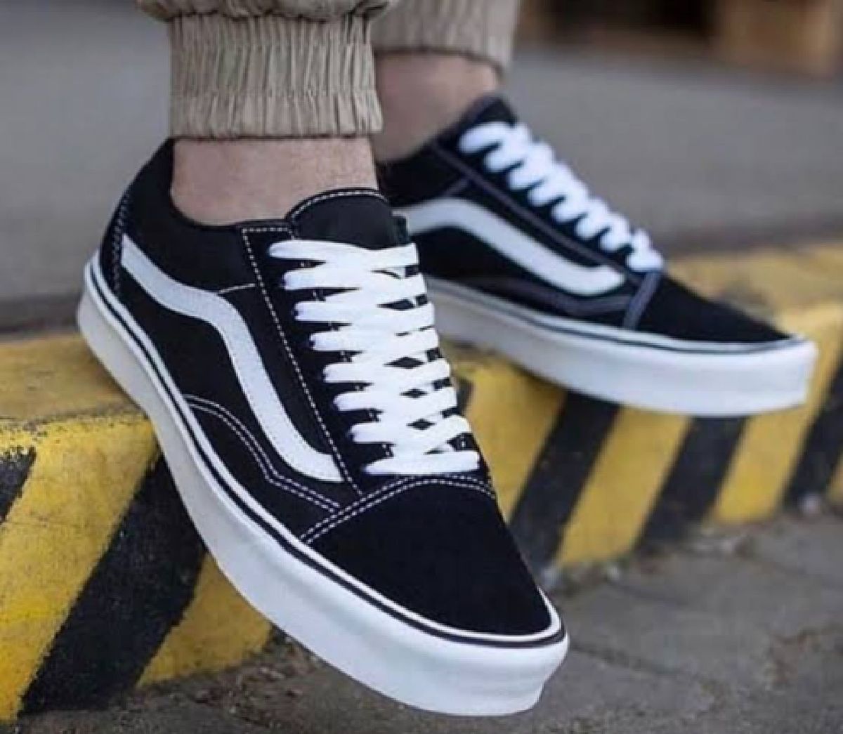tenis vans old skool é confortavel