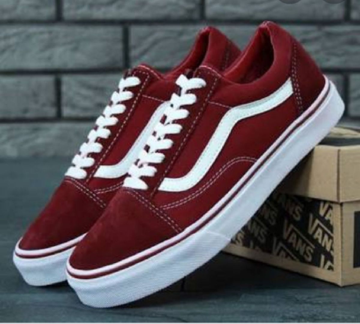 vans old skool bordo