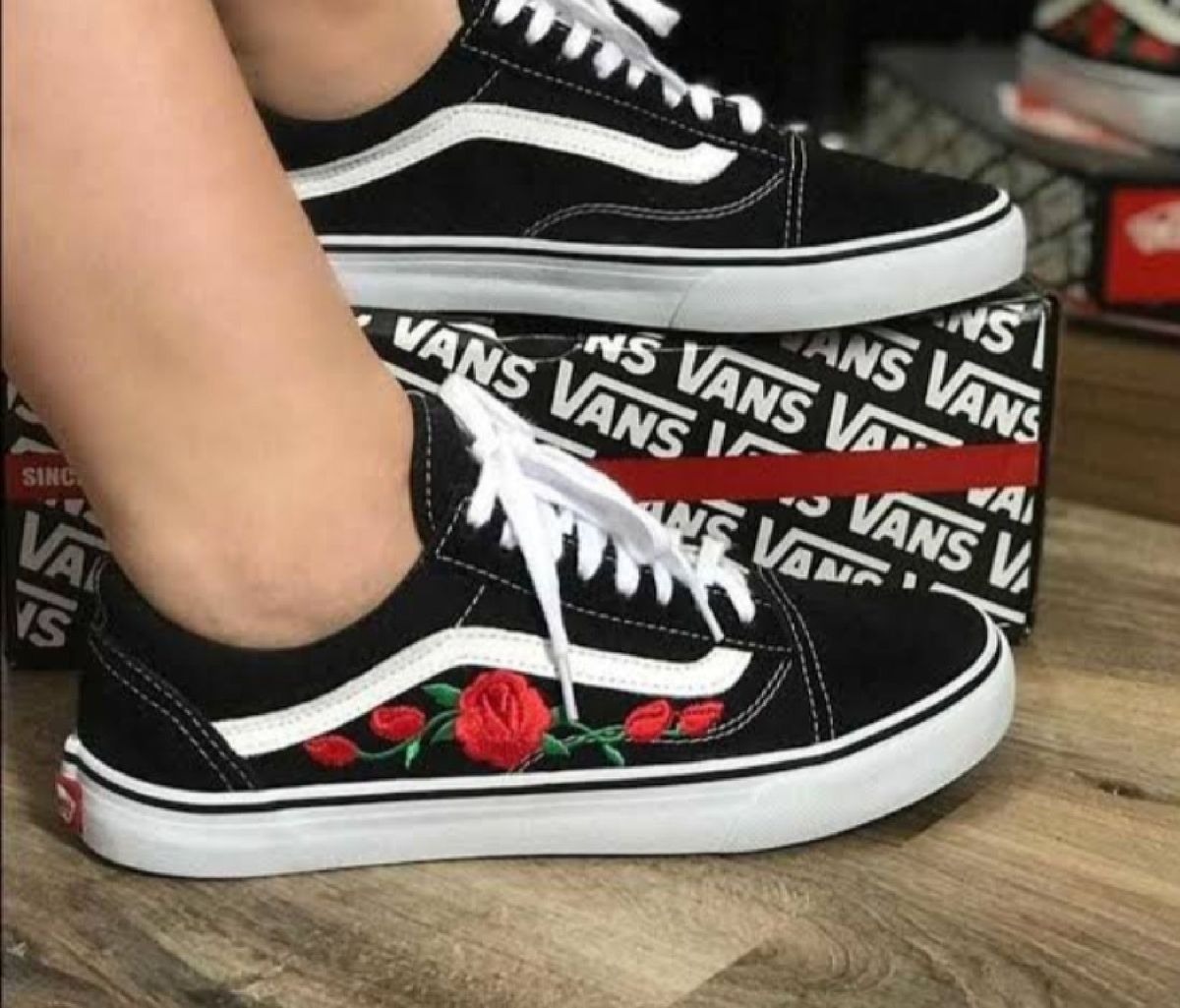 vans old skool é confortavel