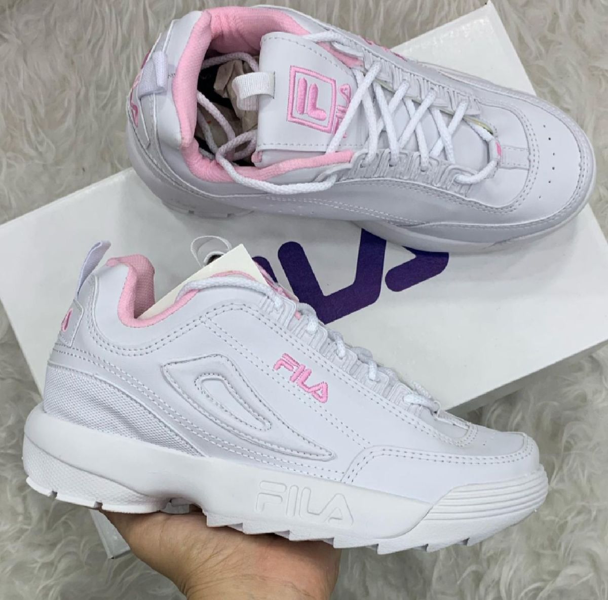 novo fila disruptor rosa