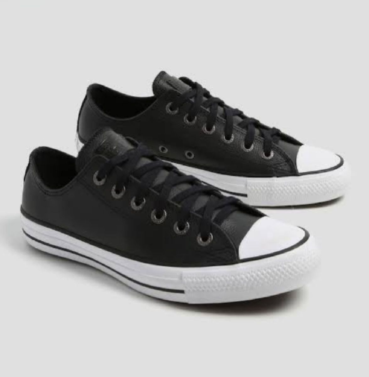 converse de couro