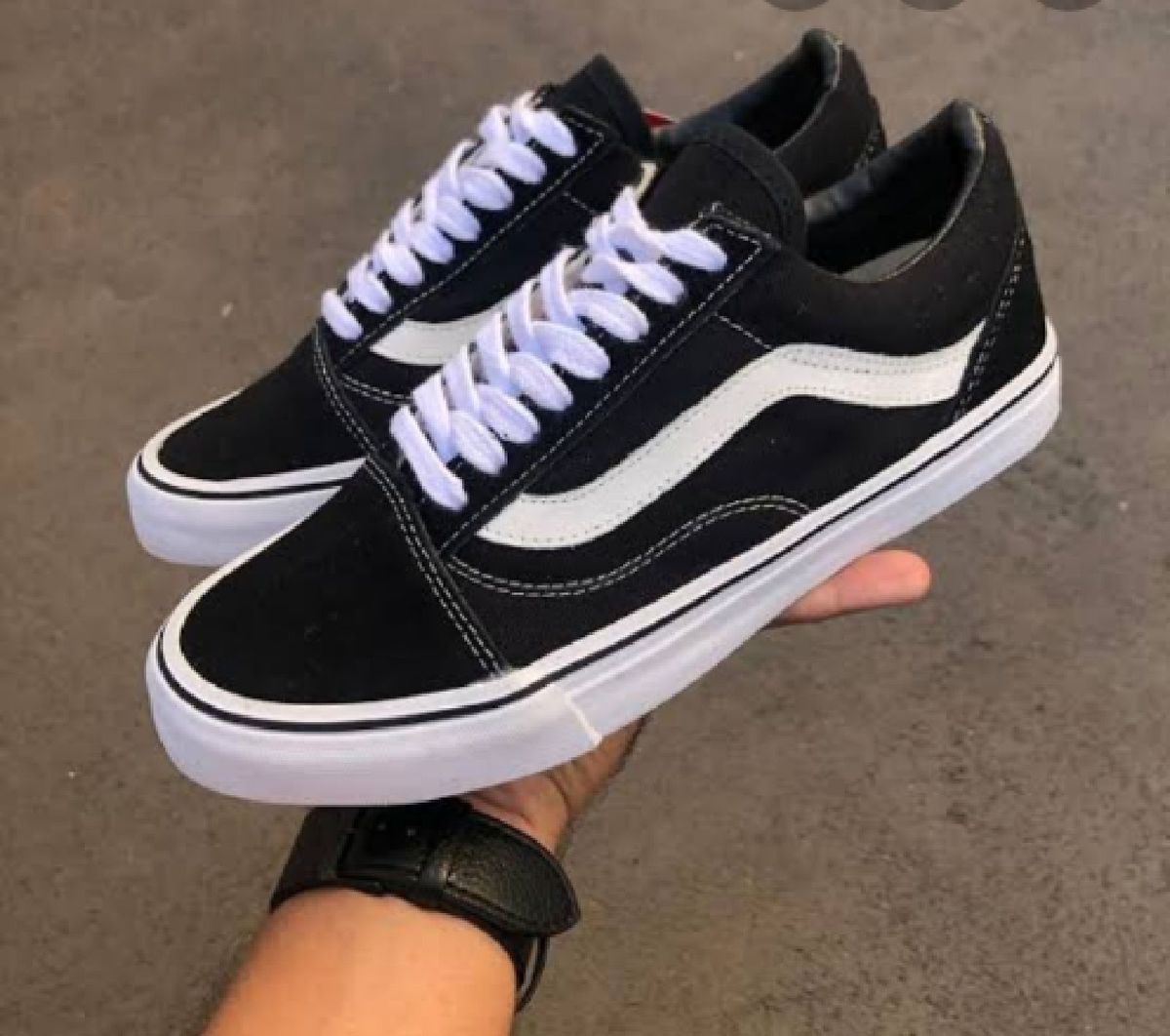 vans old skool é confortavel