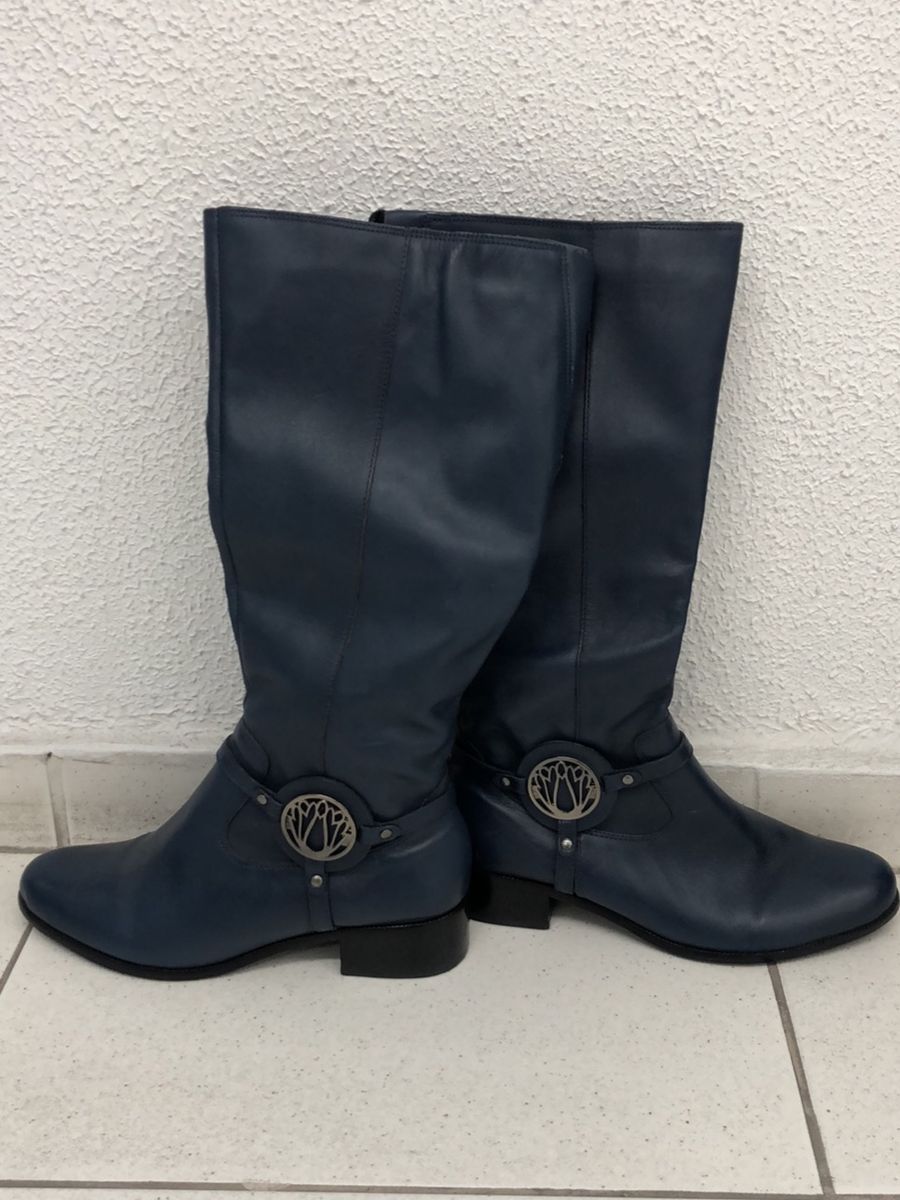 bota feminina azul marinho