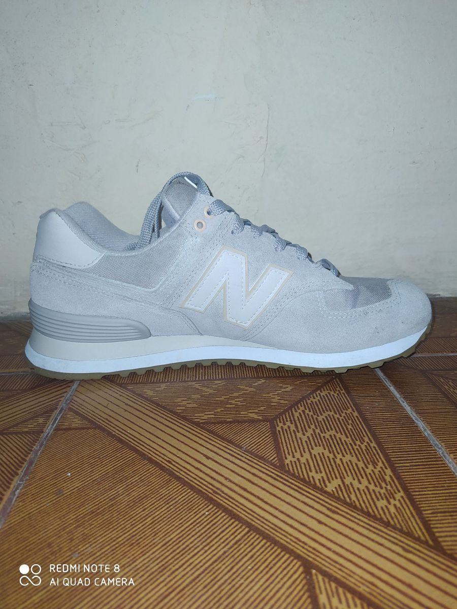 new balance 574 bege masculino