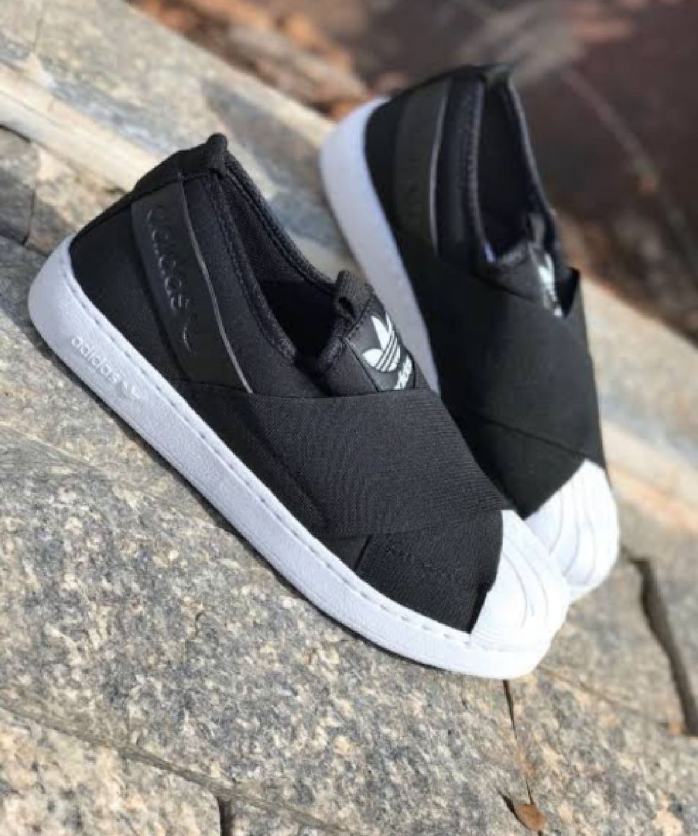 tênis adidas elástico preto