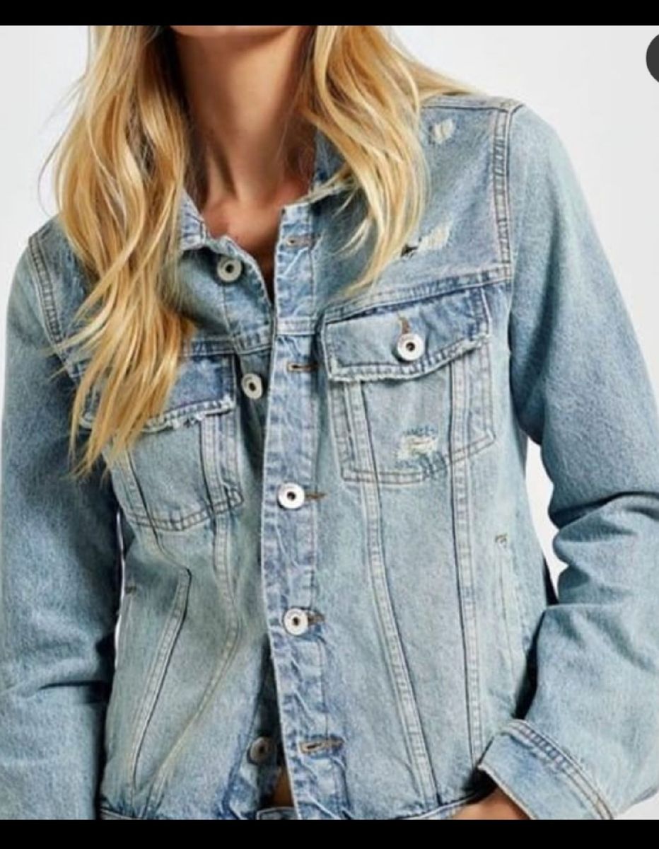 jaqueta jeans animale