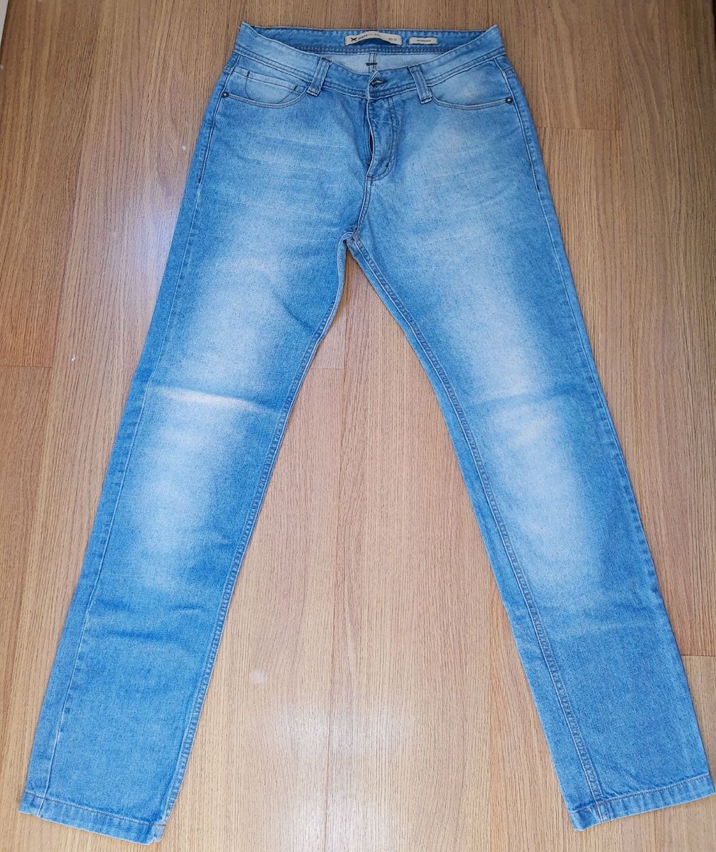 calça jeans masculina tradicional hering