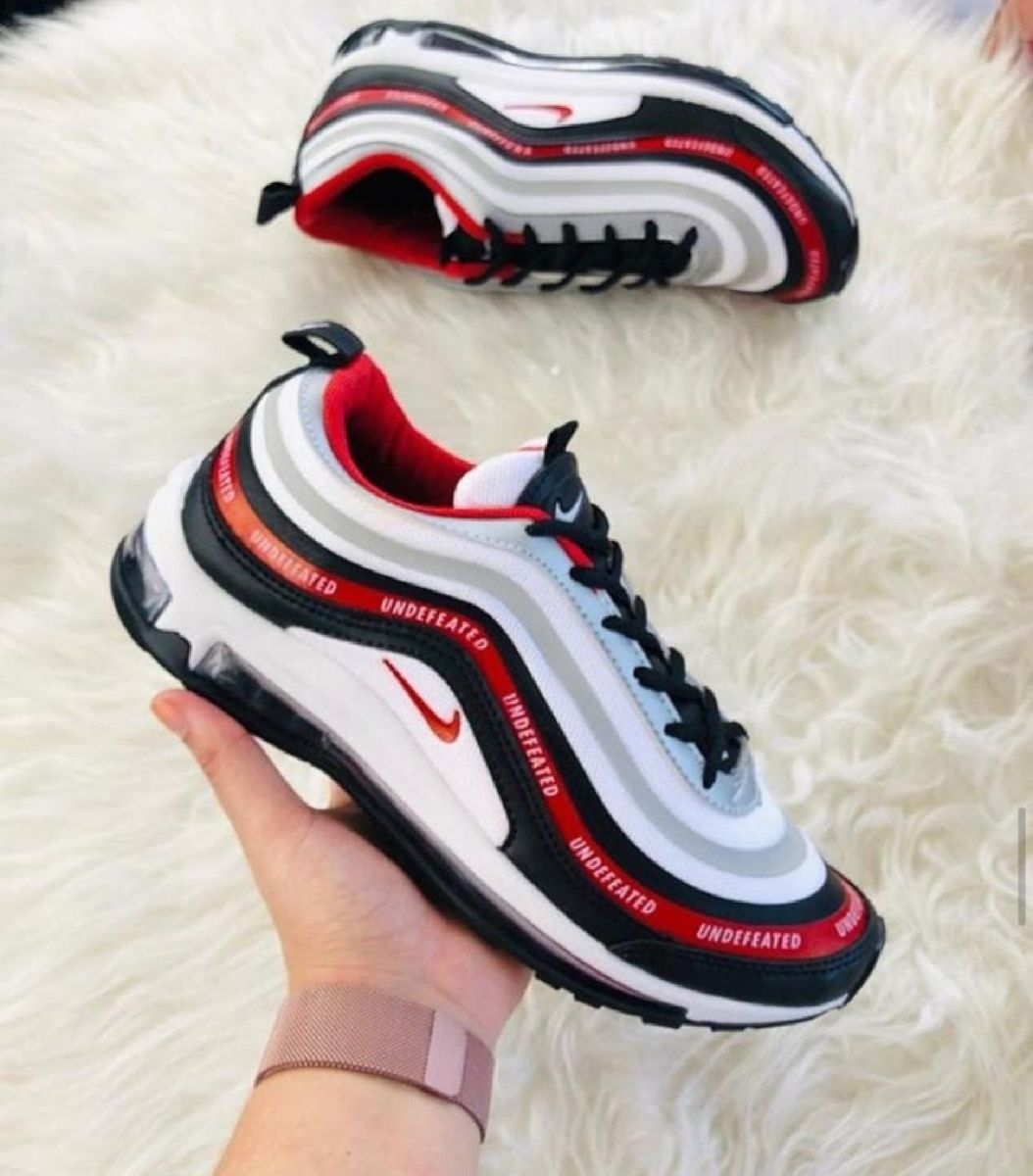 air max vermelho e branco