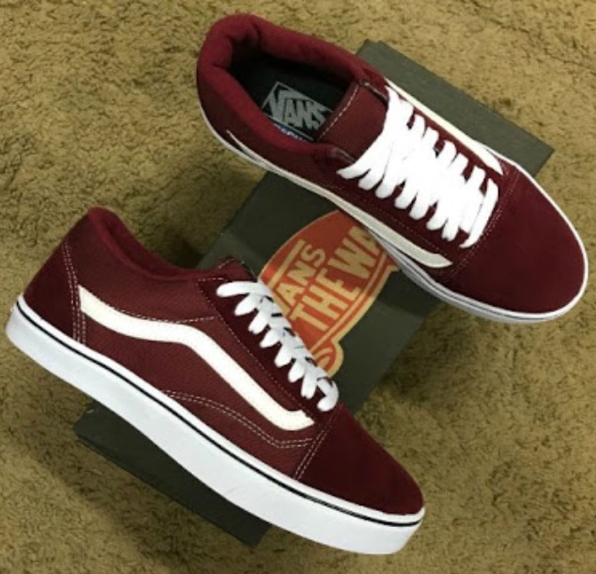 vans old skool bordo original