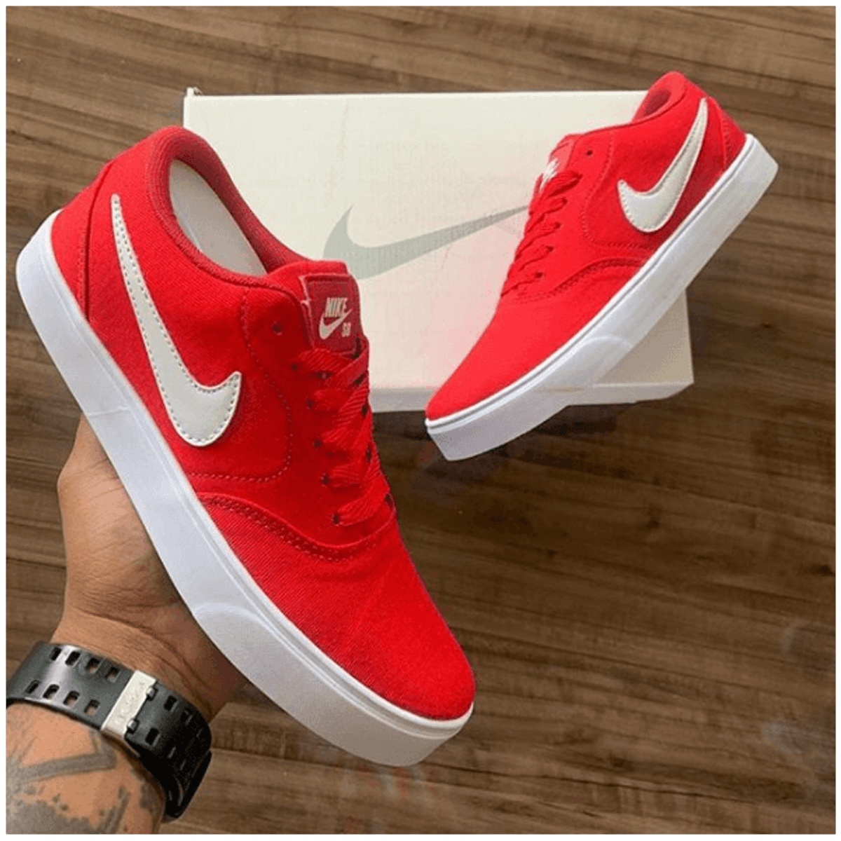 nike sb vermelho