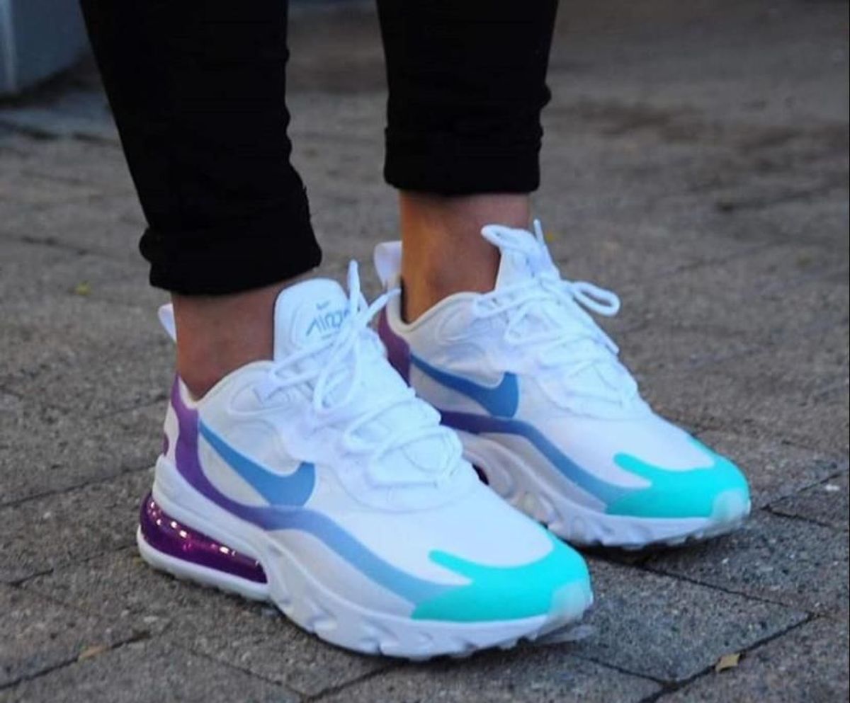 nike air max 270 azul e branco