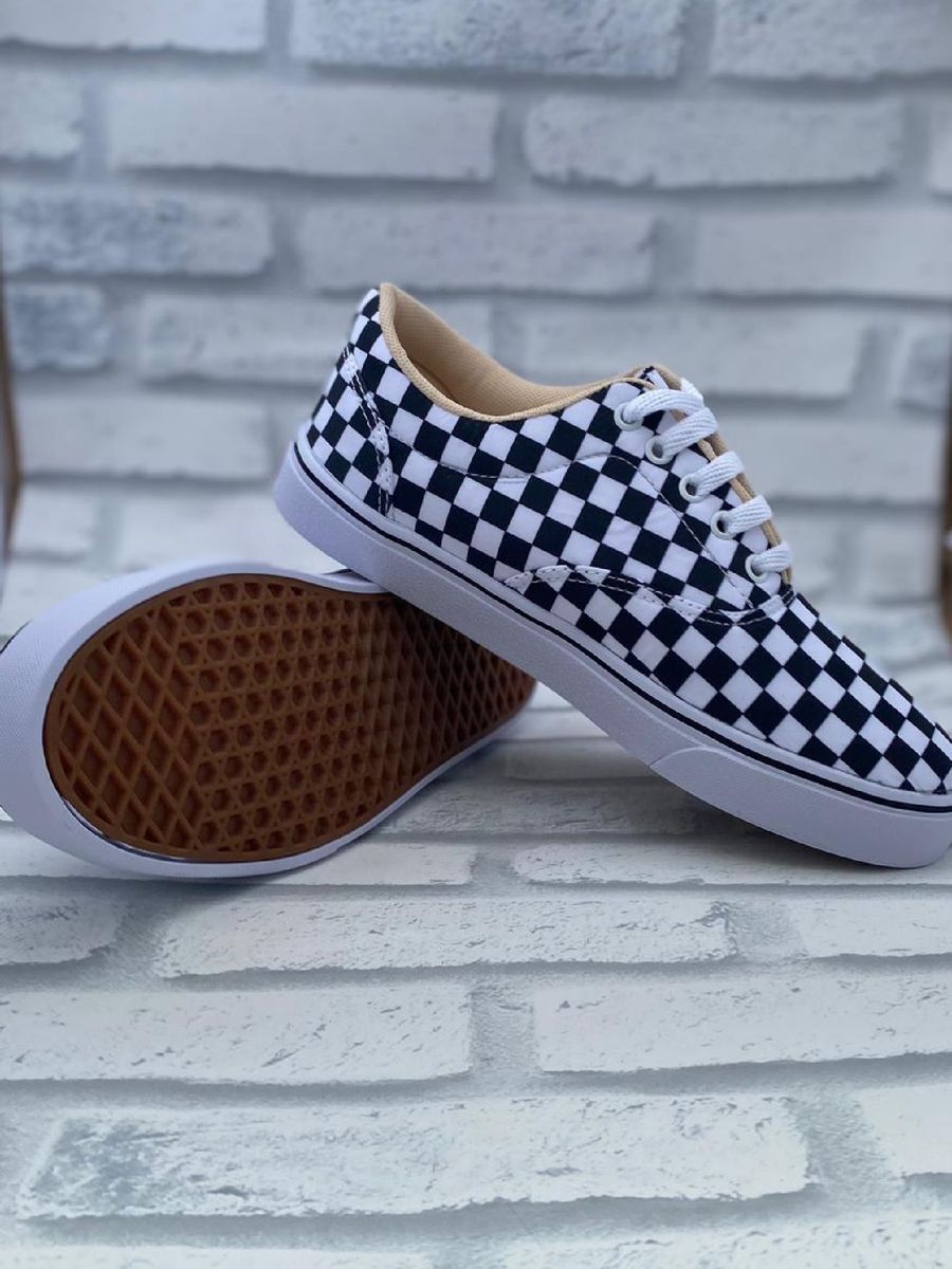 vans xadrez authentic