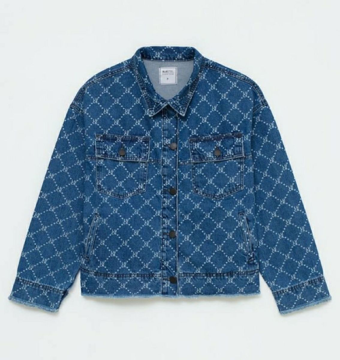 jaqueta jeans destroyed renner