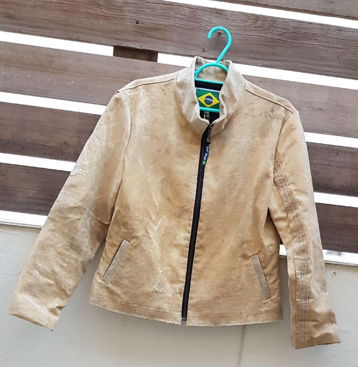 jaqueta motoqueiro usada