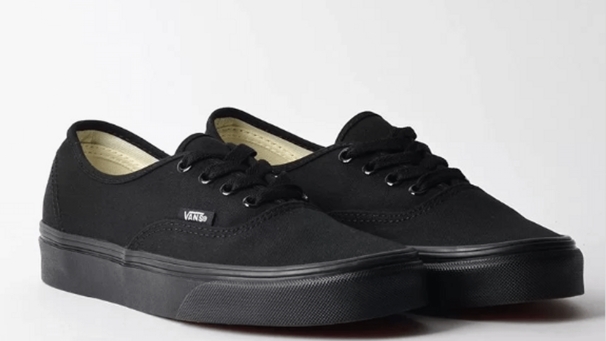 vans authentic preto