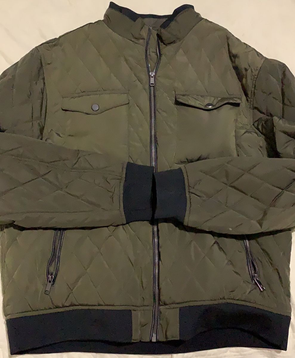 jaqueta verde musgo masculina