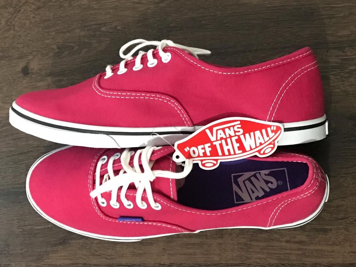 vans rosa escuro