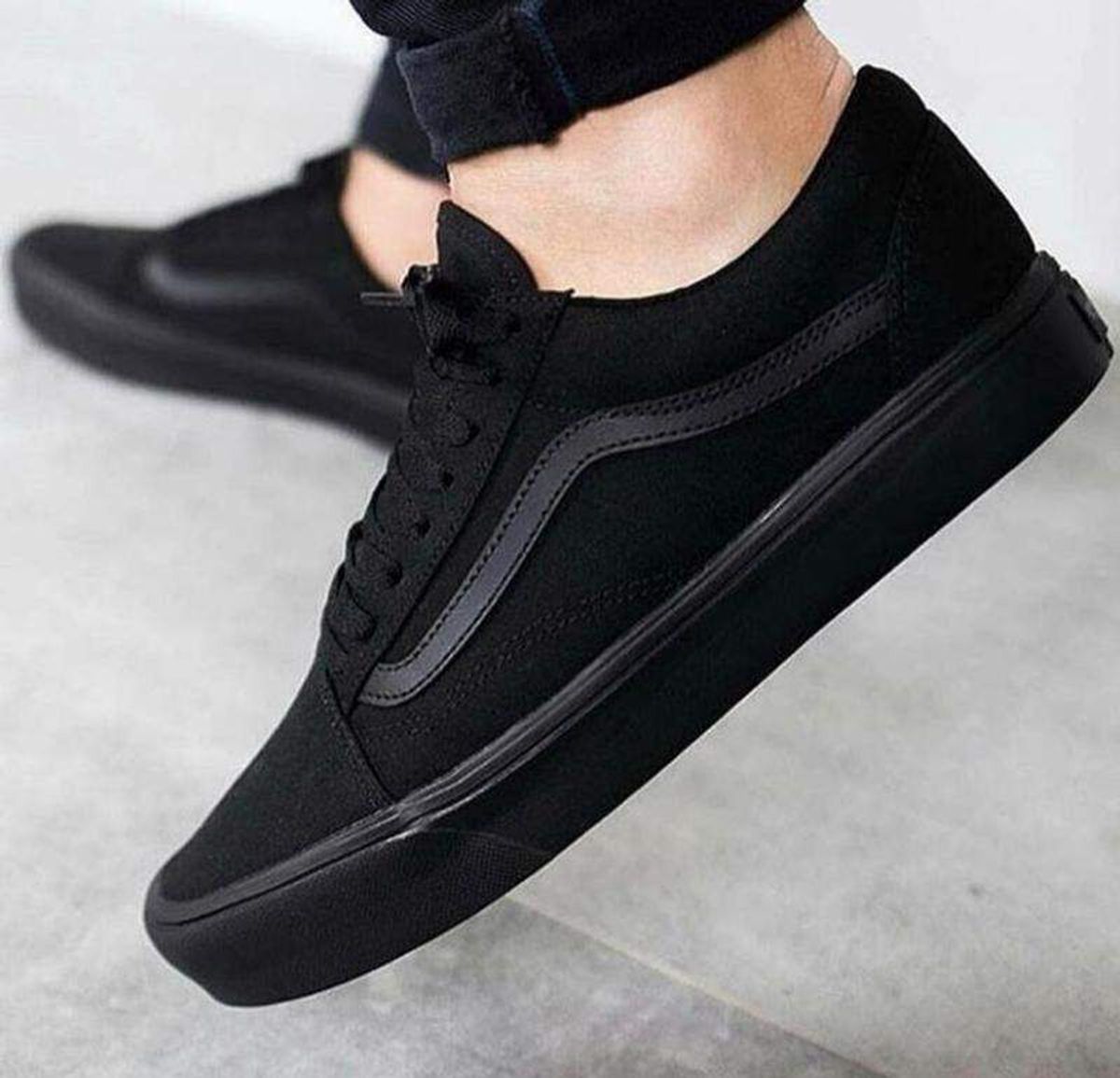 tenis vans old skool preto feminino