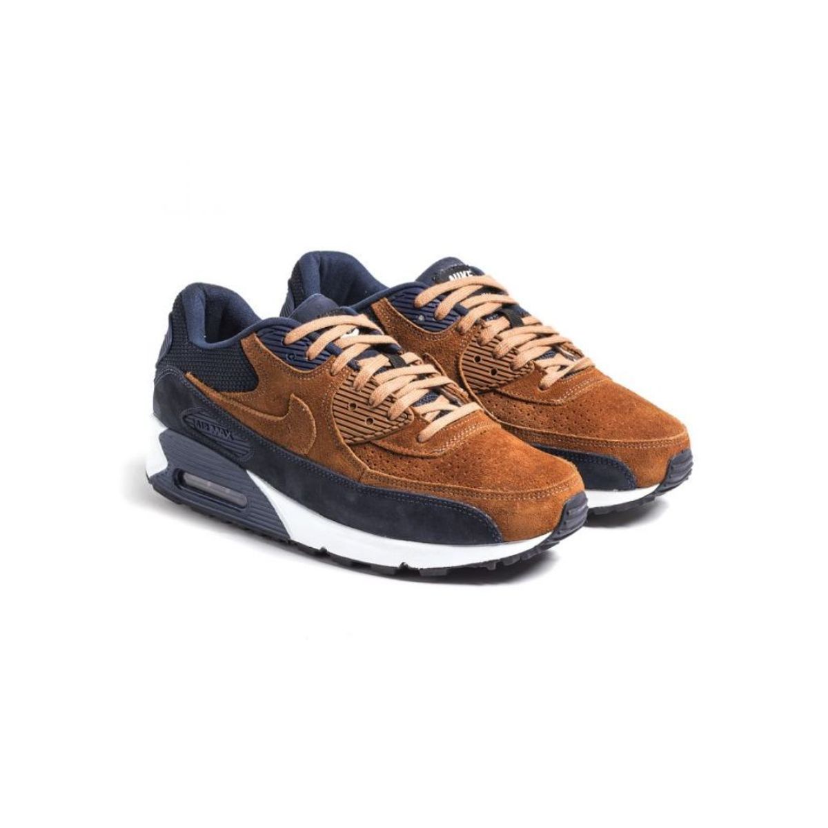 air max 90 marrom e branco